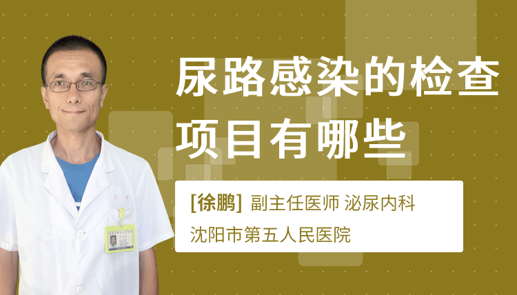 尿路感染的检查项目有哪些